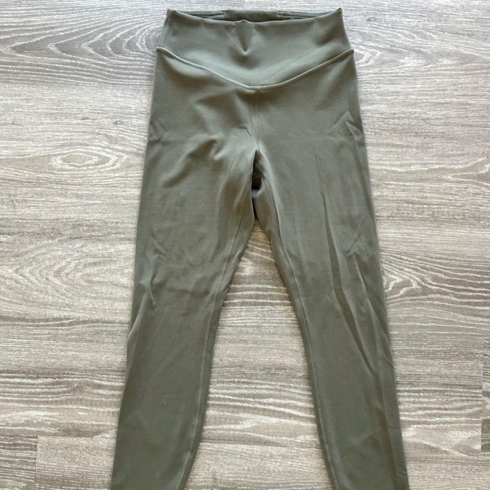 lululemon athletica Olive Green High-Rise Leggings